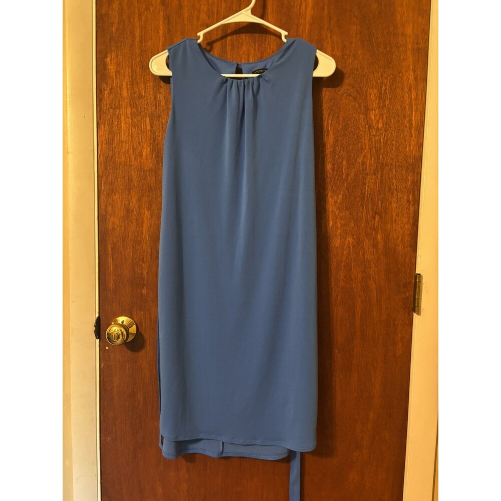Ann Taylor Blue Sleeveless Dress Women's Size S Small